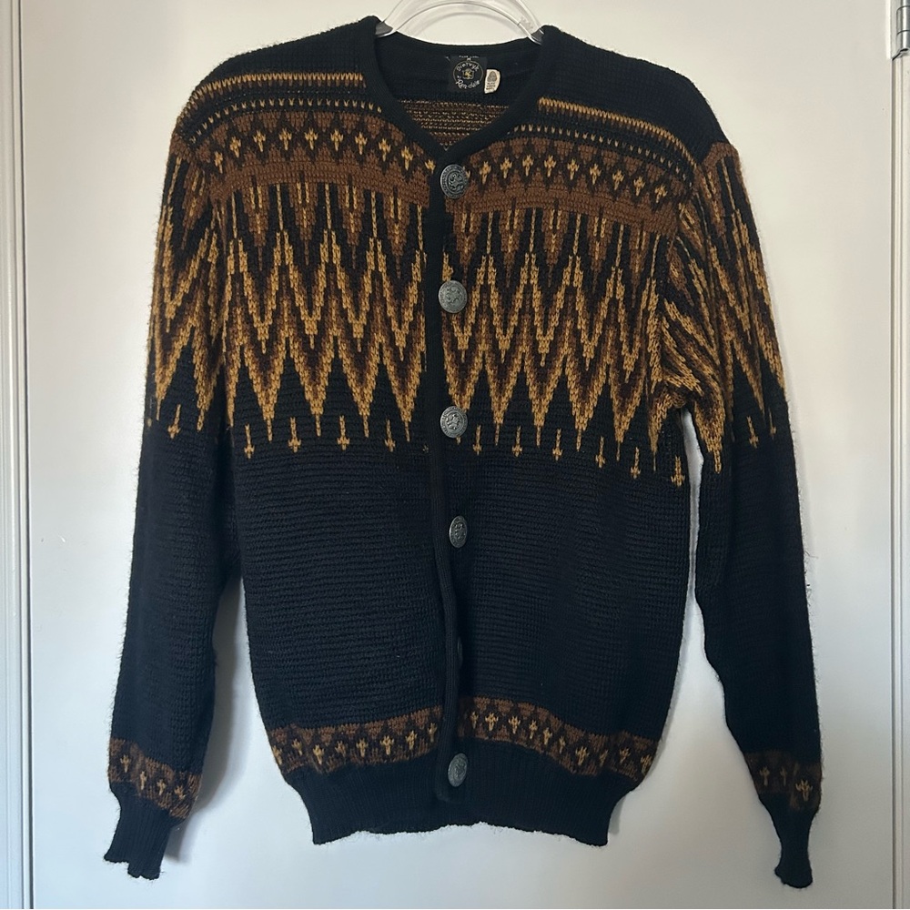 Norvyk by Ren-dale Knit Wool Nortek Buttoned Cardigan Sweater